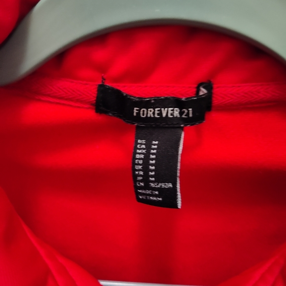 Forever 21 medium/small red and white with cute patches. - Picture 3 of 5